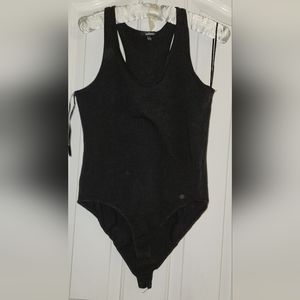 Ambiance Black Bodysuit Size L